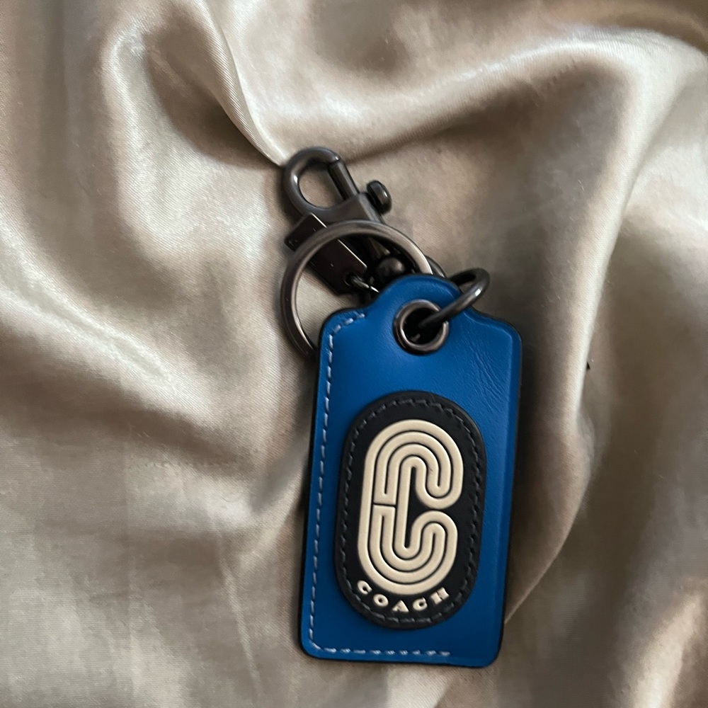 Blue coach tag